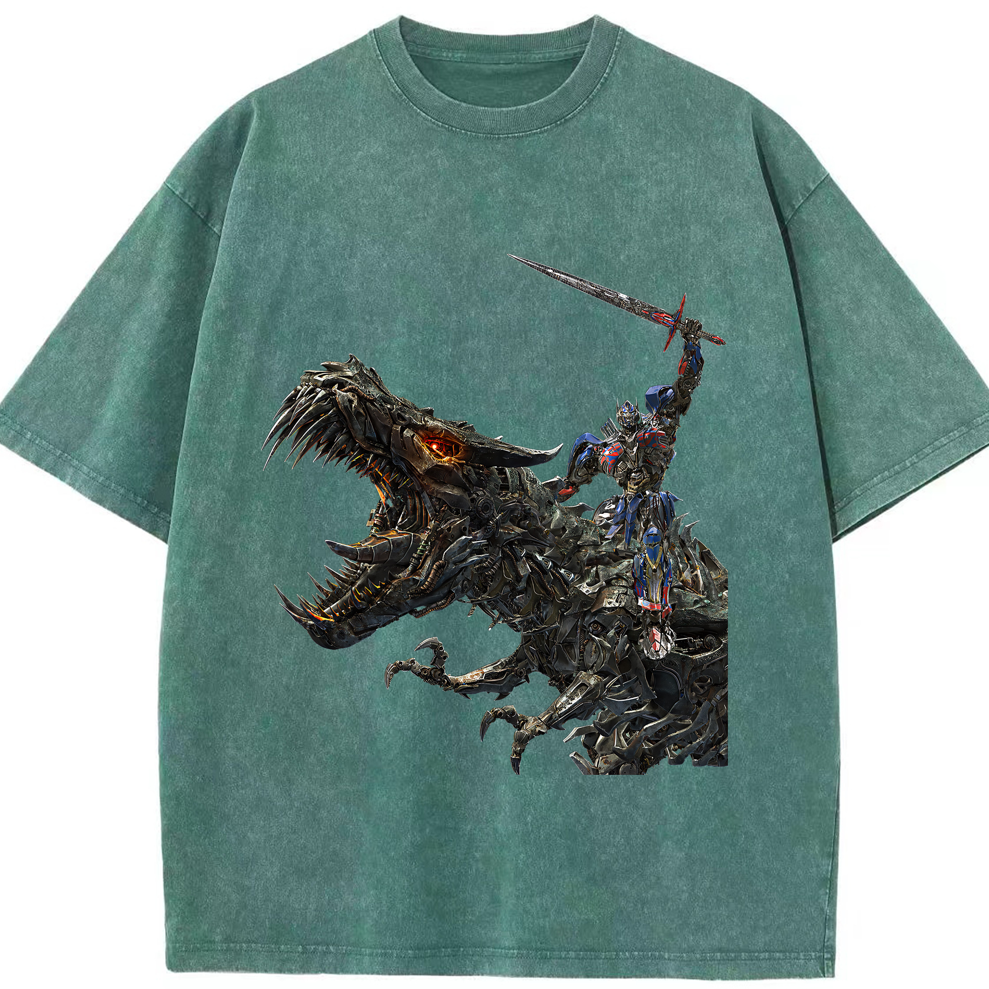 （画像用） Transformers トランスフォーマー 綿100% ヴィンテージ風 半袖Tシャツ（フロントプリント）